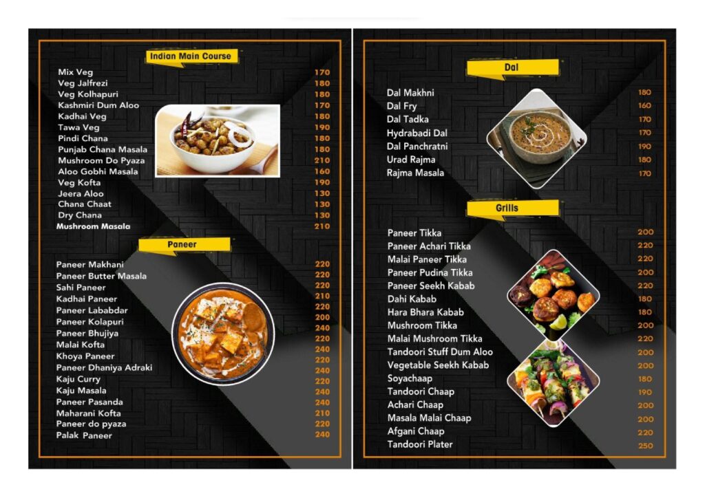 pundir-guest-house food menus